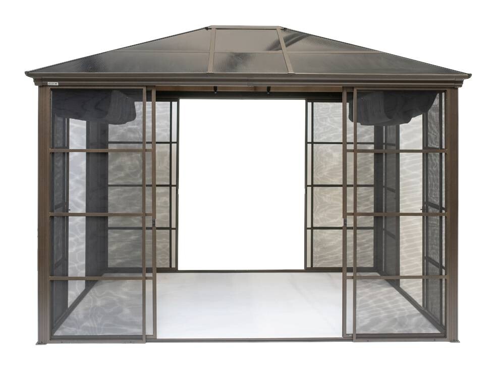 Sojag Pavillon Castel bronze Aluminium B/H/L: ca. 298x283x362 cm