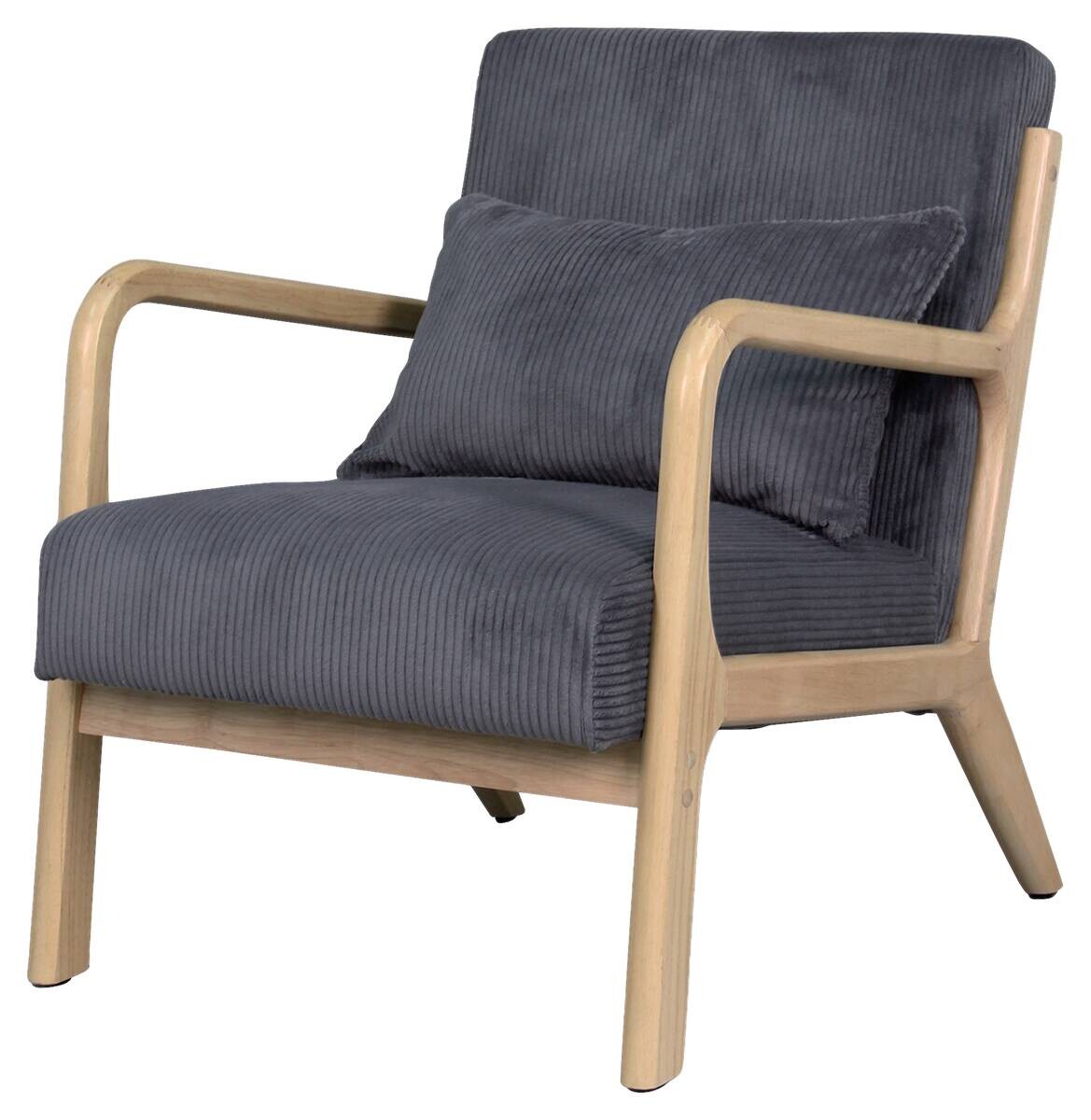 Sessel NOHR natur grau B/H/T: ca. 65,2x80,6x76 cm