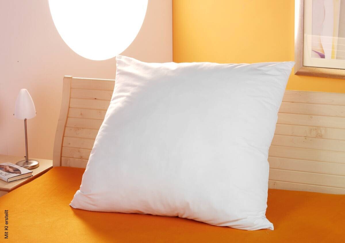 Sensation Kopfkissen weiß 100% Polyester B/L: ca. 80x80 cm