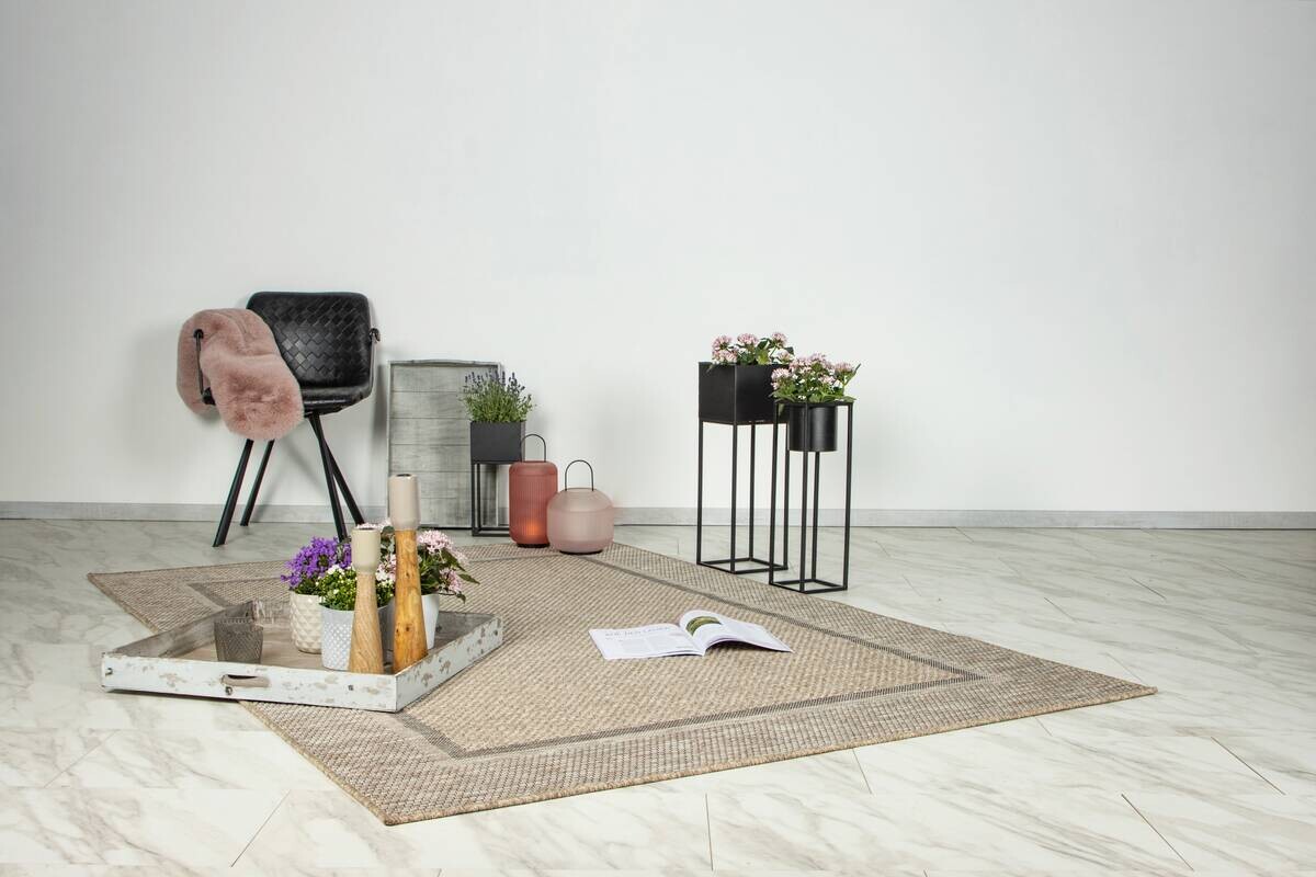 Kayoom Teppich Sindra 525 natur B/L: ca. 120x170 cm