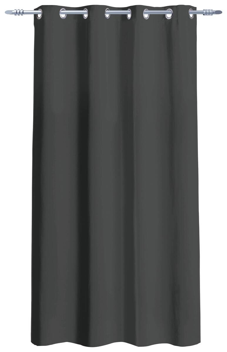 Verdunklungsvorhang Darkness dunkelgrau 100% Polyester B/L: ca. 135x175 cm