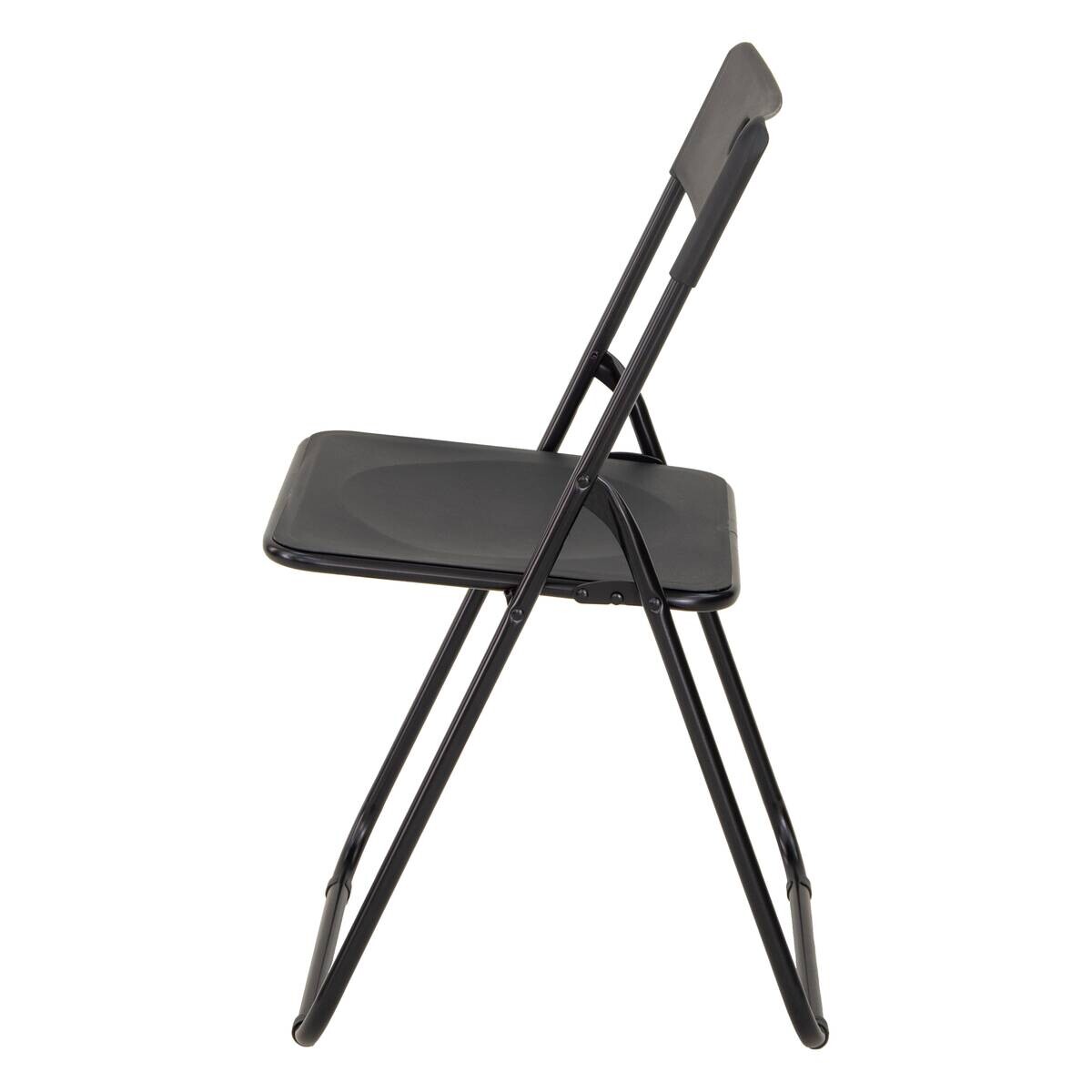 Klappstuhl Viva schwarz Kunststoff B/H/T: ca. 48,5x80x46 cm