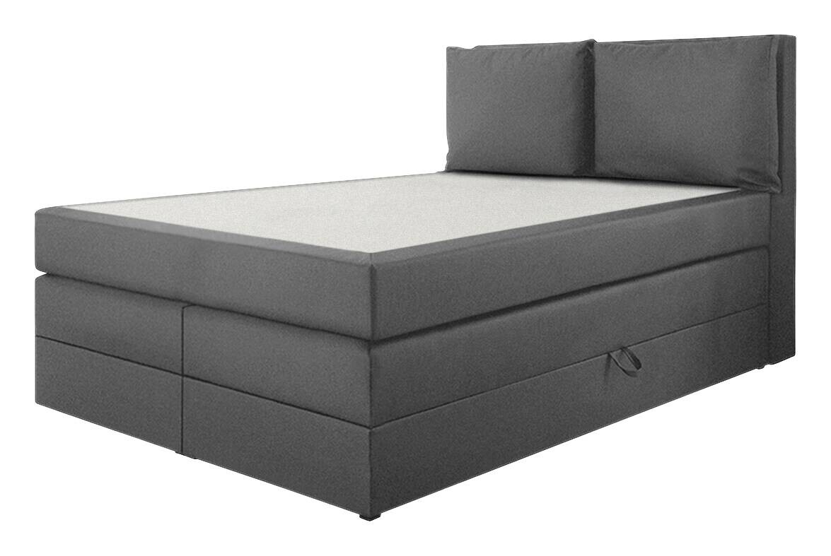 Boxspringbett Lissy graubraun Liegefläche B/L: ca. 140x200 cm