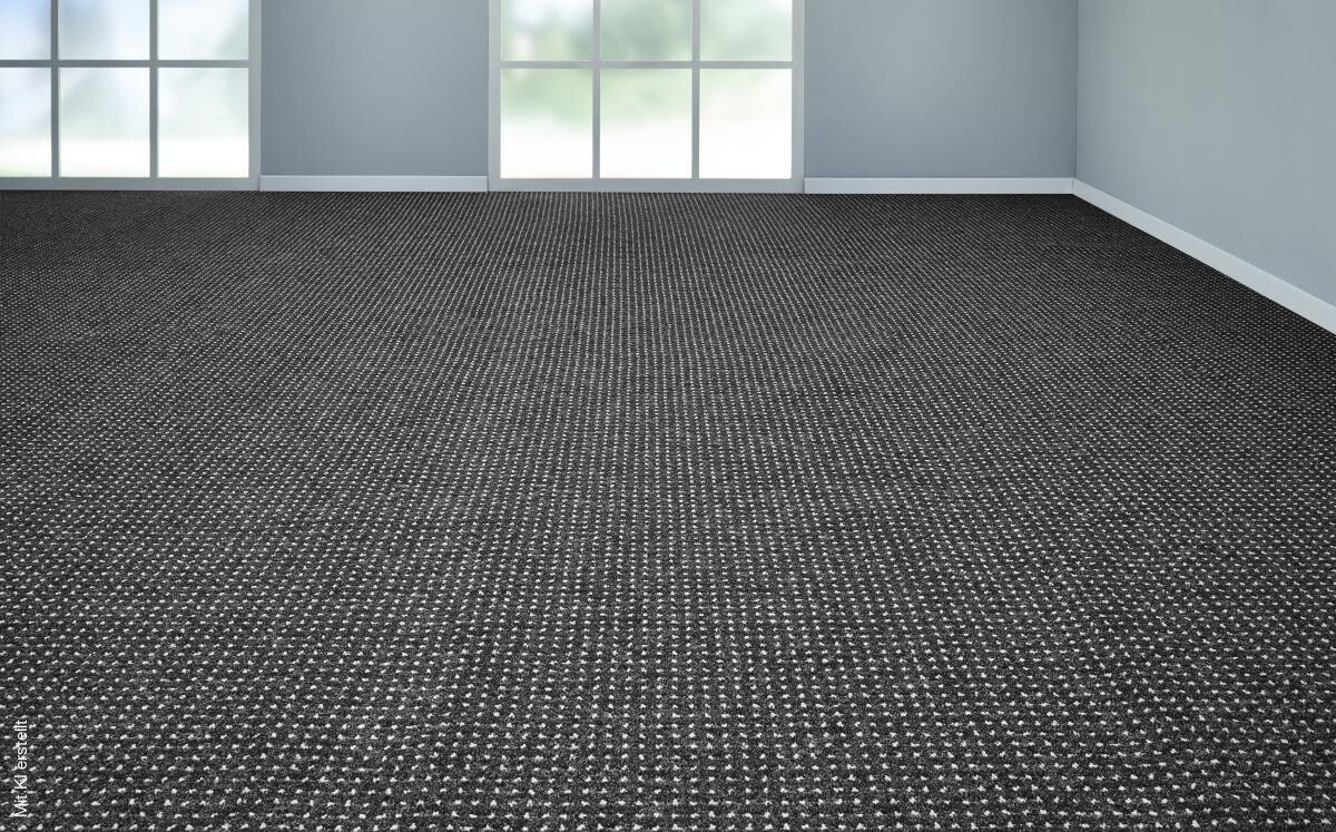 Teppichboden Zembla anthrazit B: ca. 500 cm pro m²