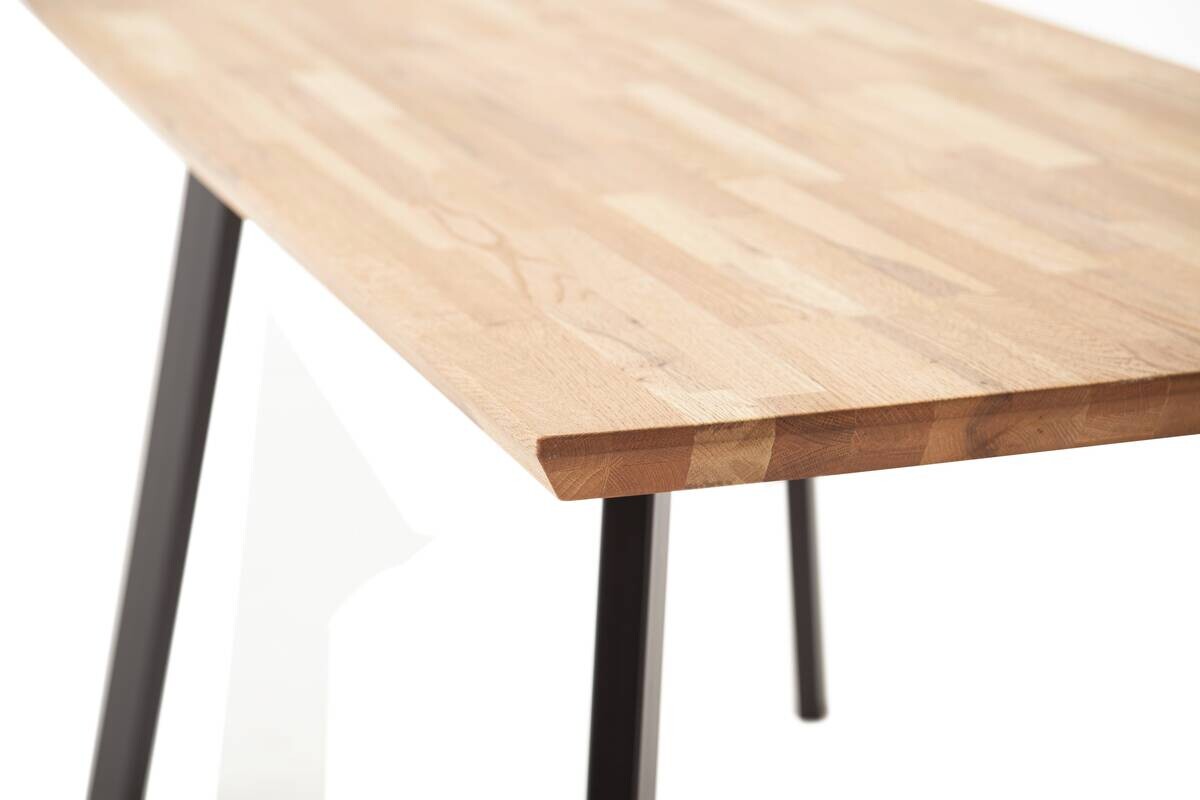 Esstisch Zeballos natur schwarz B/H/T: ca. 140x85x75 cm