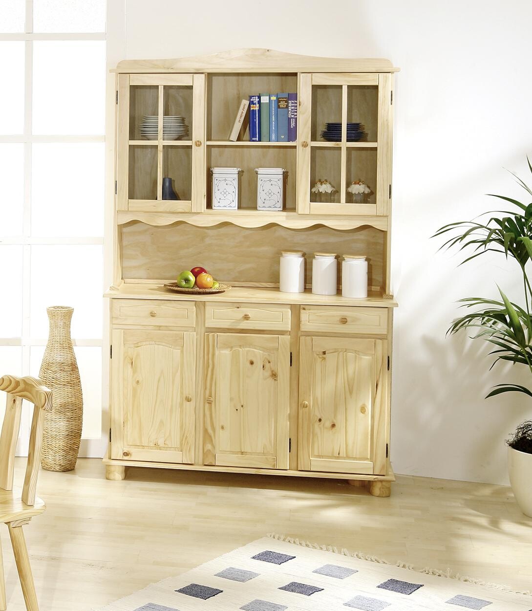 Buffet Toscana natur lackiert Kiefer B/H/T: ca. 130x198x43 cm