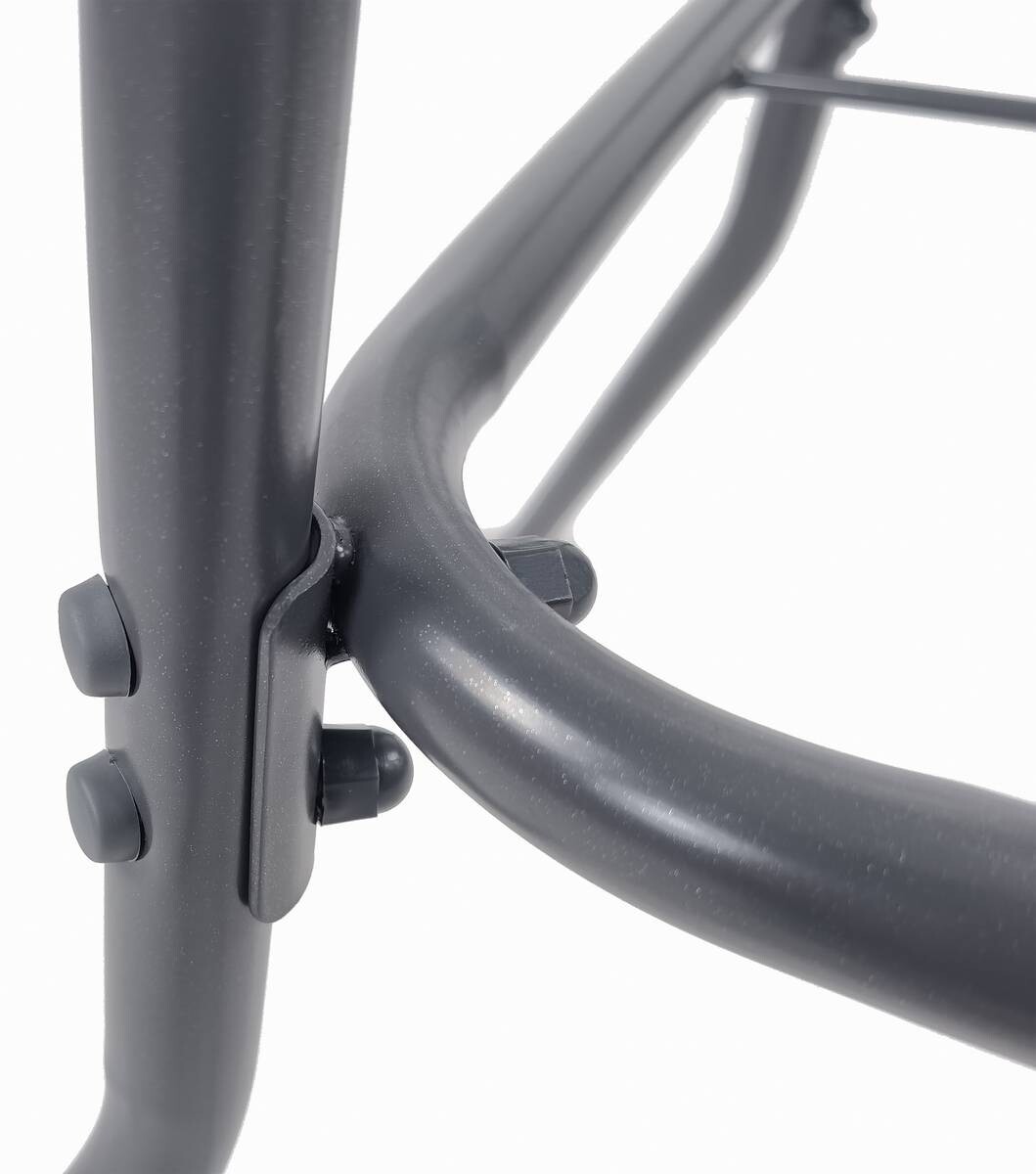 VCM Gartentisch anthrazit Metall B/H/T: ca. 110x70x55 cm