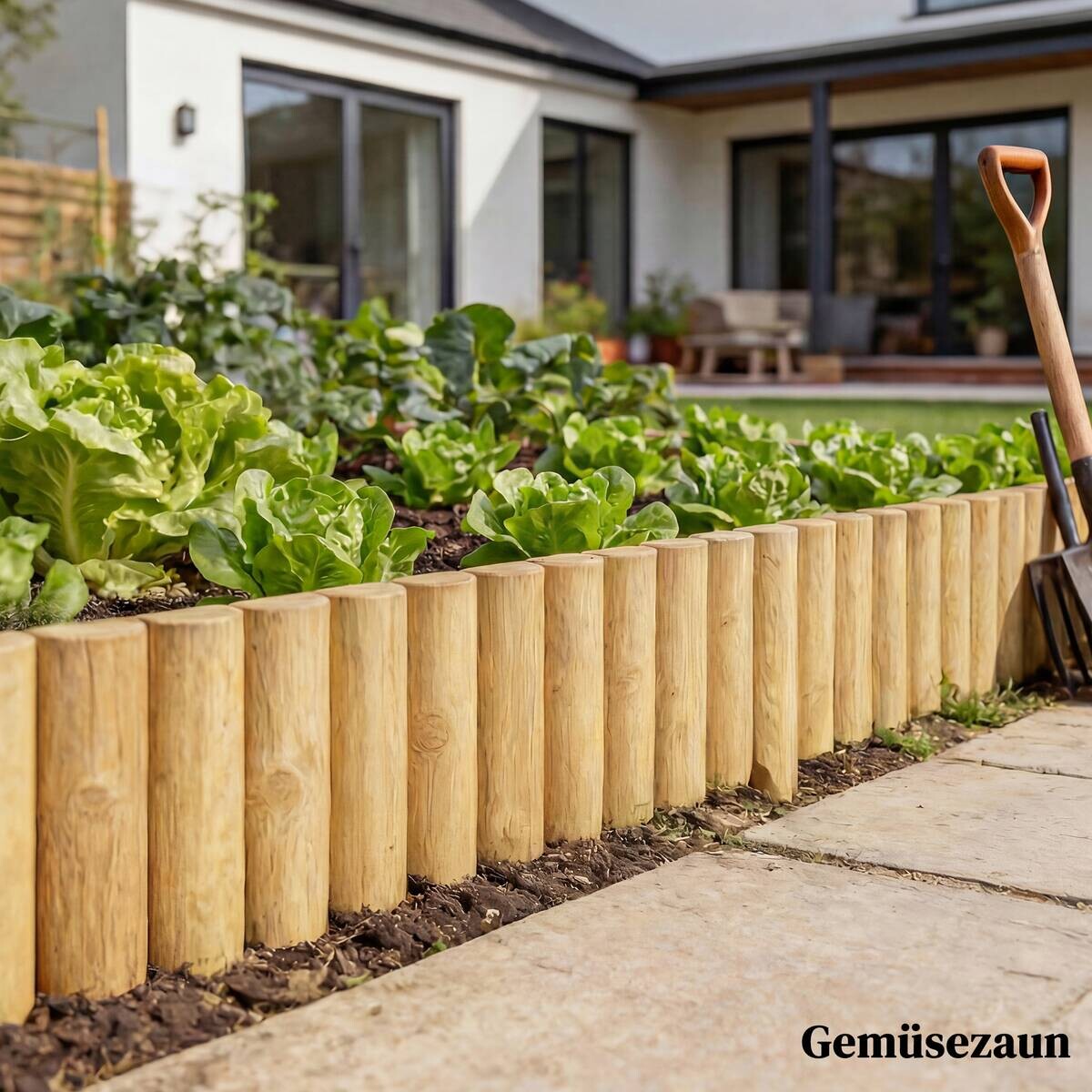 Outsunny Gartenzaun B/H/T/L: ca. 2,7x30x2,7x176 cm