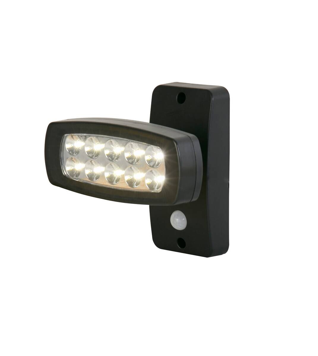 LED-Außenwandleuchte klar schwarz B/H/T: ca. 15,5x14,5x11 cm
