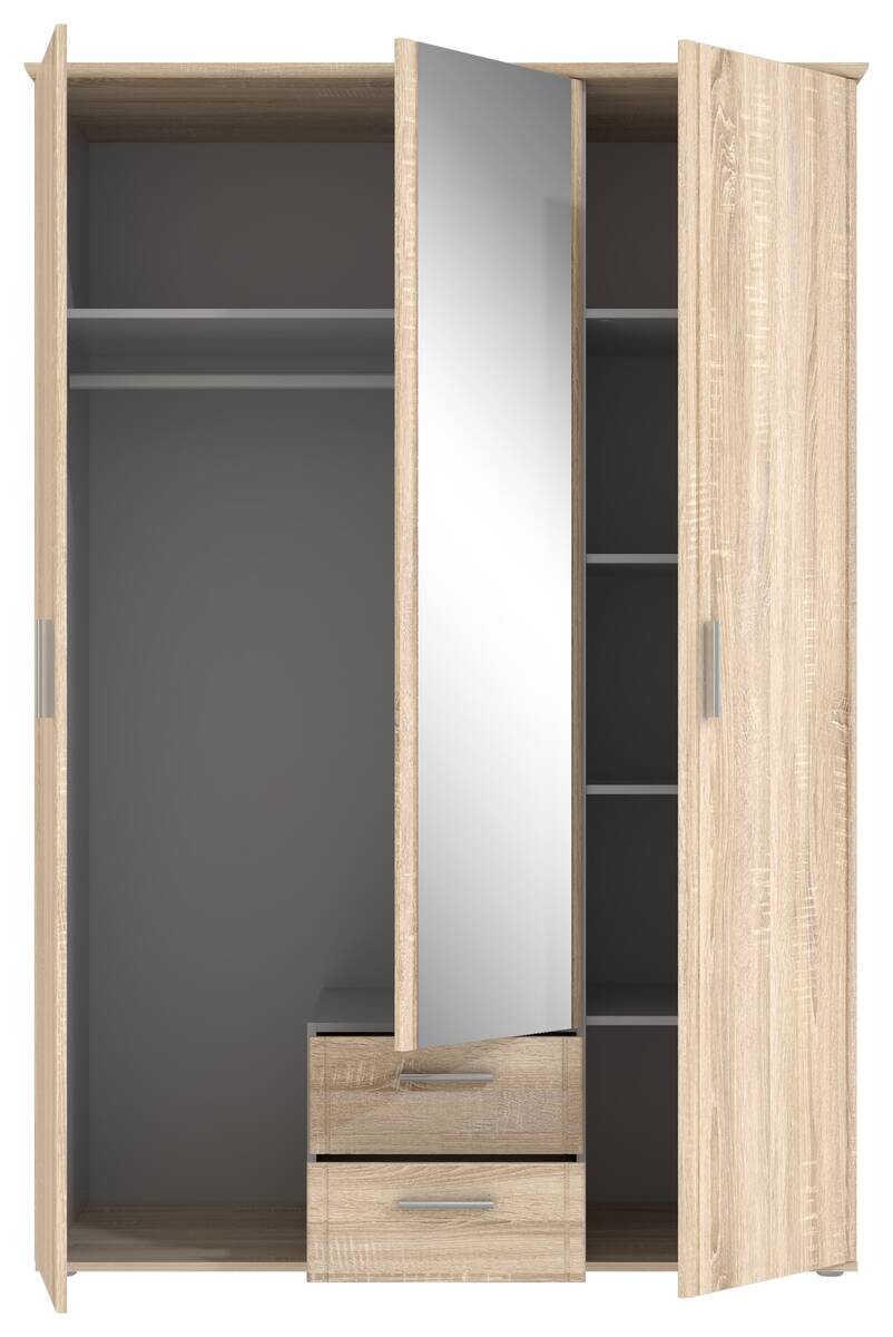 Kleiderschrank Eiche Sonoma Nachbildung B/H/T: ca. 139,2x200,8x59,6 cm