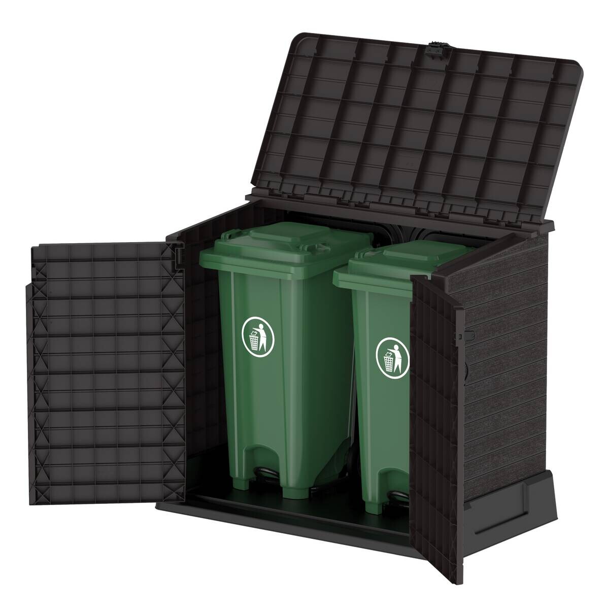 Duramax Aufbewahrungsbox StoreAway braun Kunststoff B/H/L: ca. 110x74x130 cm