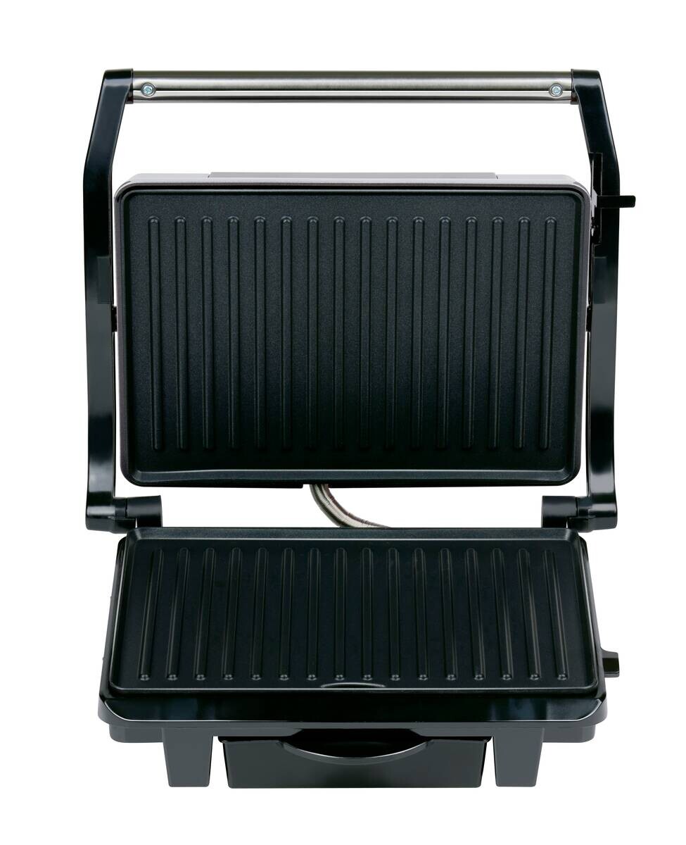 Kontaktgrill schwarz B/H/L: ca. 11,5x29,5x32,5 cm