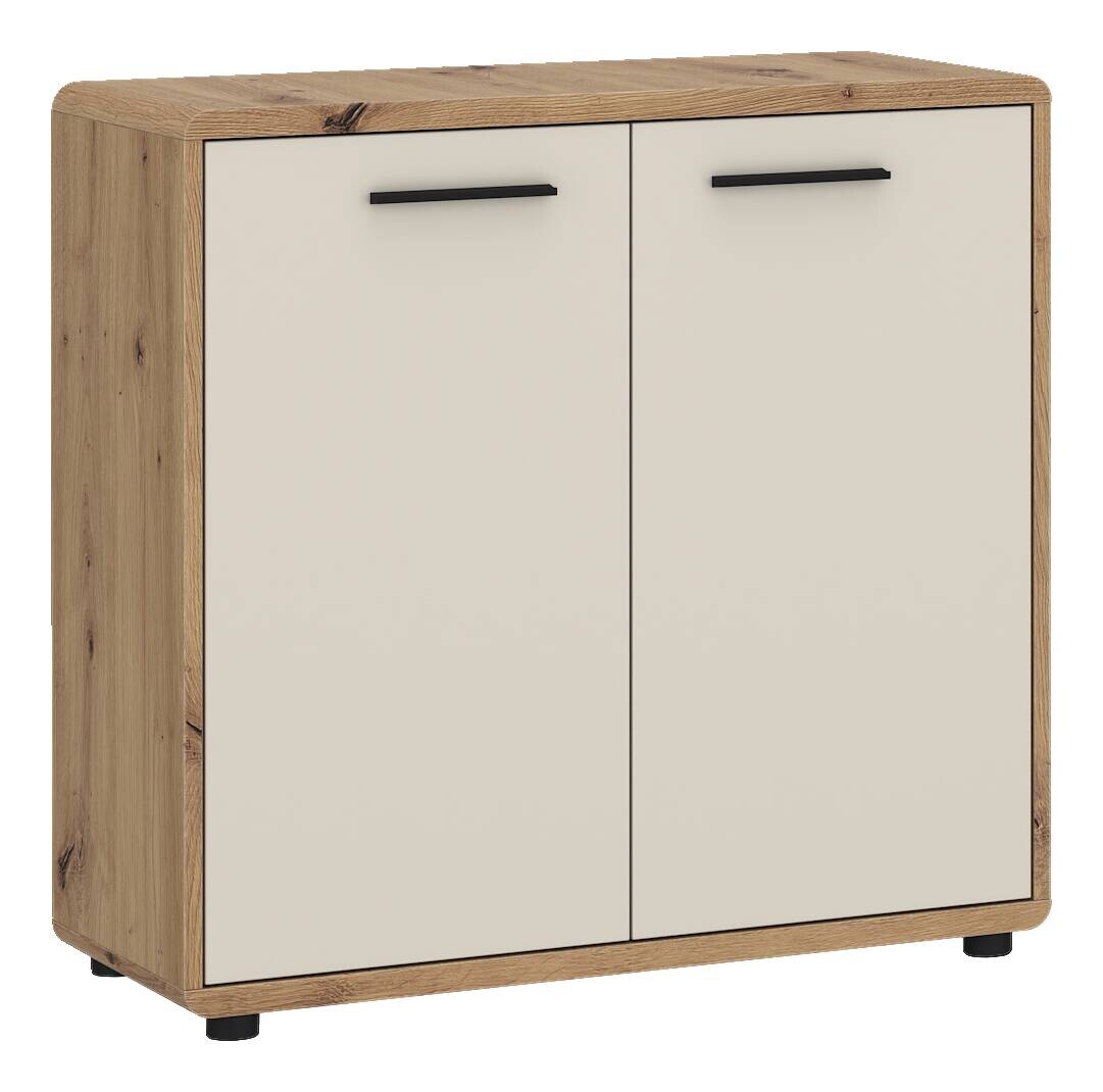 Kommode Fontana Plus Eiche Artisan Nachbildung Kaschmir B/H/T: ca. 89x87x40 cm