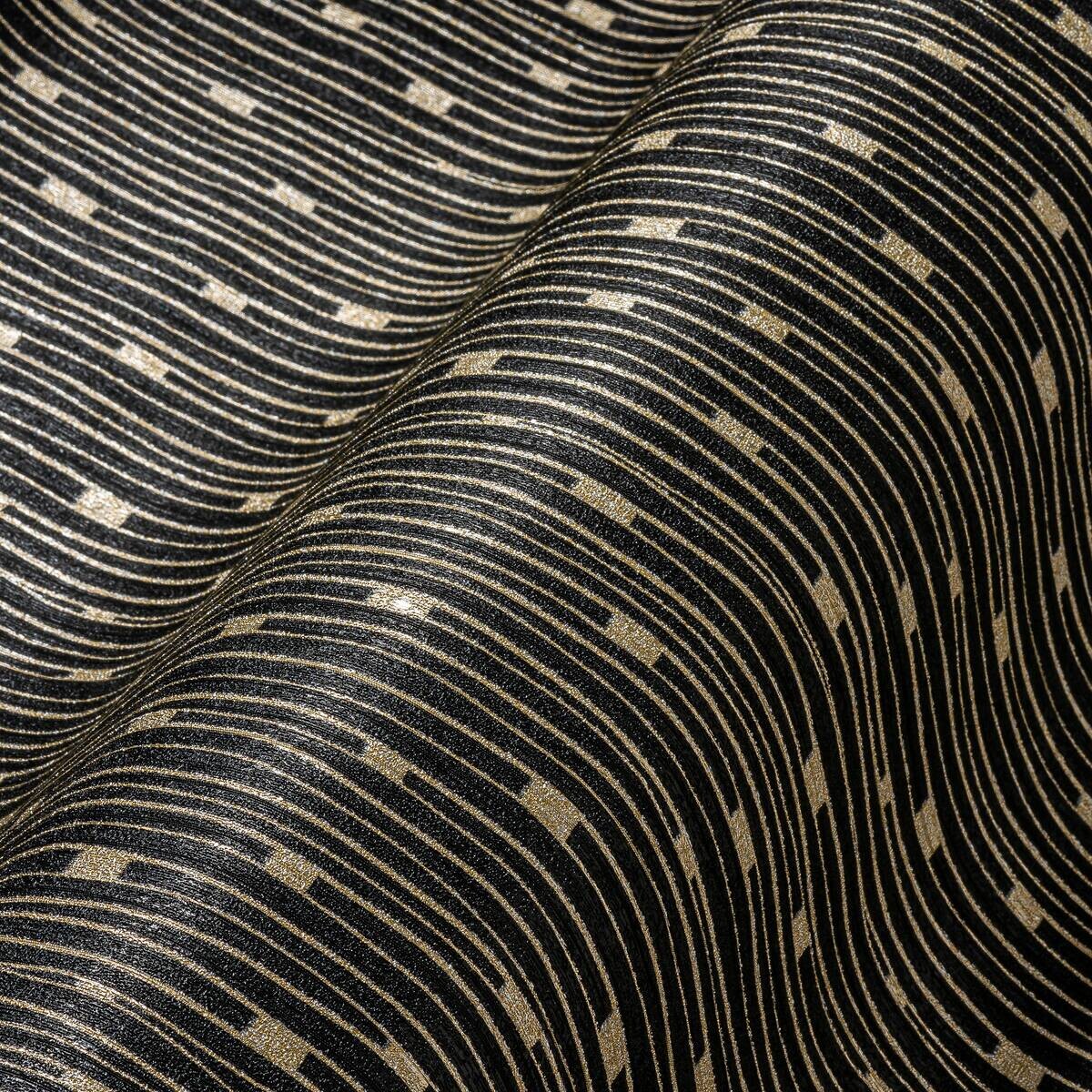 A.S.Creation Vliestapete schwarz silber gold B/H/D: ca. 53x1005x8,3 cm