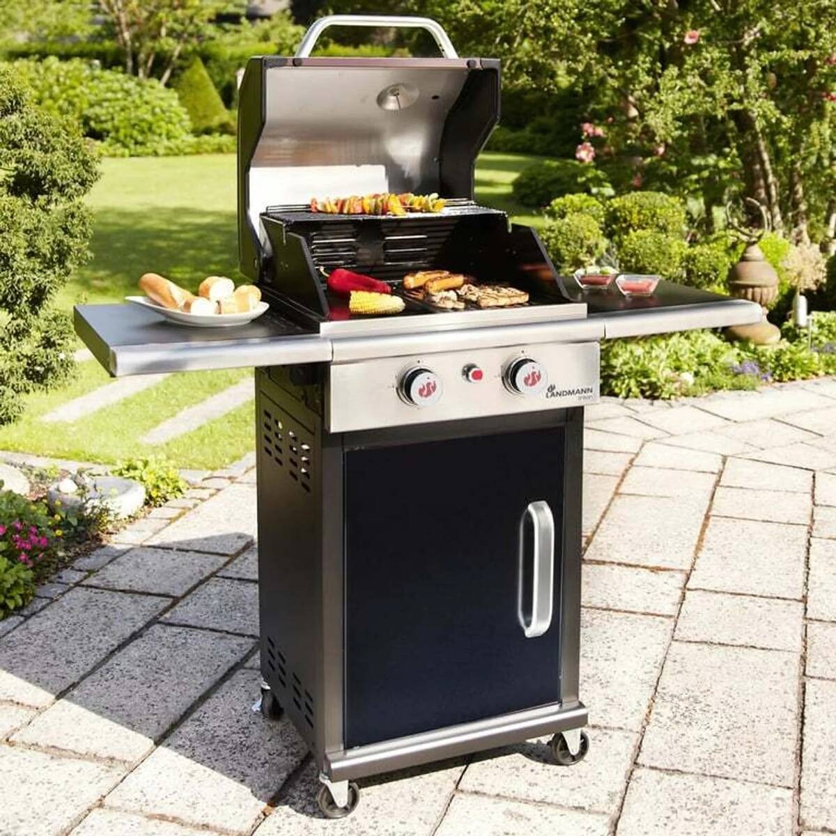 Landmann Gasgrill Triton PTS 2.0 Stahl B/H/L: ca. 57x121x140 cm