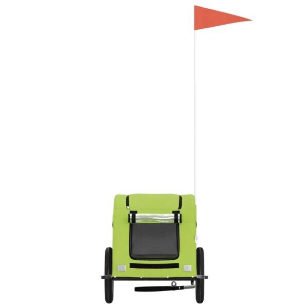 vidaXL Fahrradanhänger grün grün