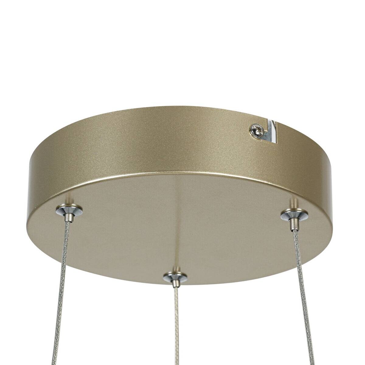 Nolo LED-Pendelleuchte Clara champagner B/H/L: ca. 50x120x50 cm