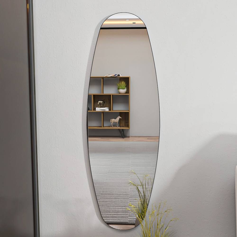 moebel17 Wandspiegel Venti silber Optik Glas B/H/T: ca. 40x120x2,2 cm
