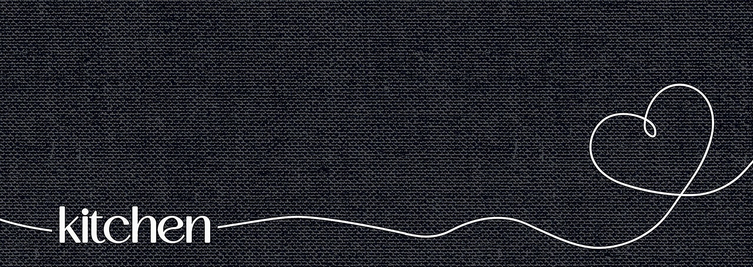 Küchenläufer Cook&Wash schwarz B/L: ca. 50x150 cm