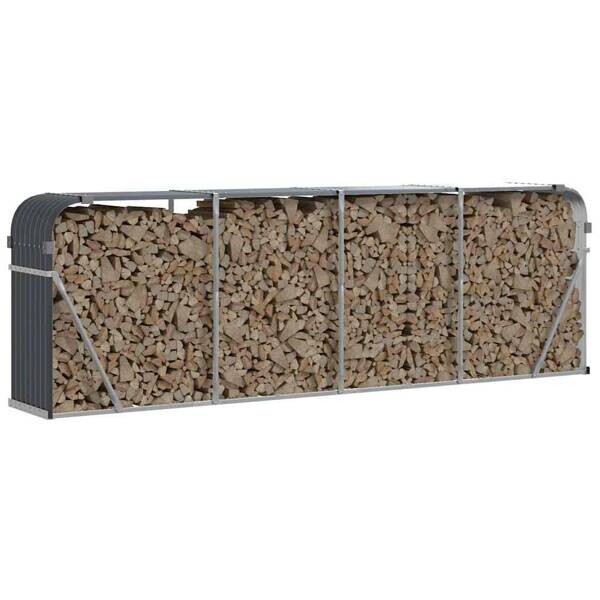 Kaminholzhalter anthrazit B/H/L: ca. 45x100x300 cm