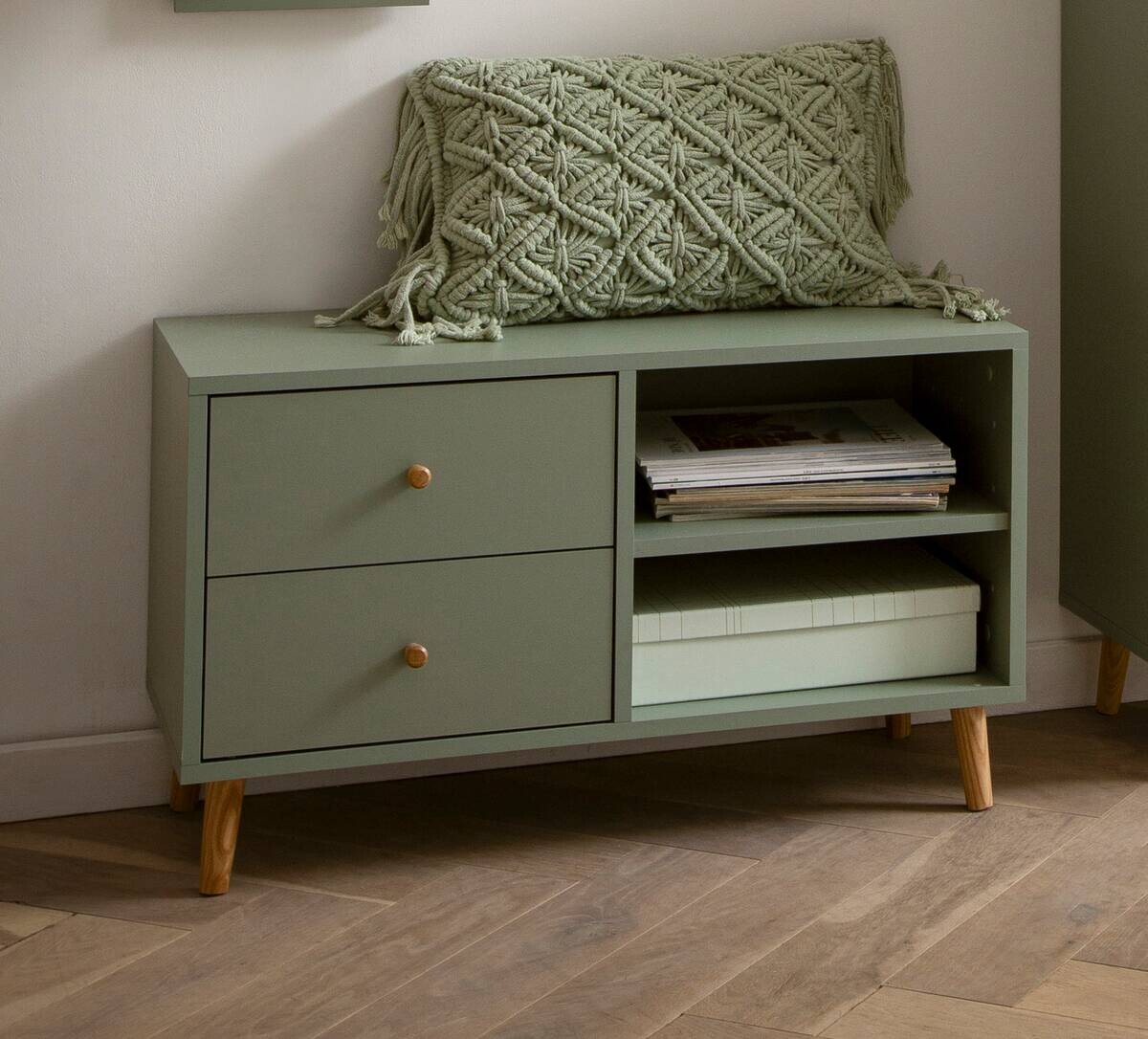 Bank Bjarne Pistazie B/H/T: ca. 78,9x46,5x33 cm