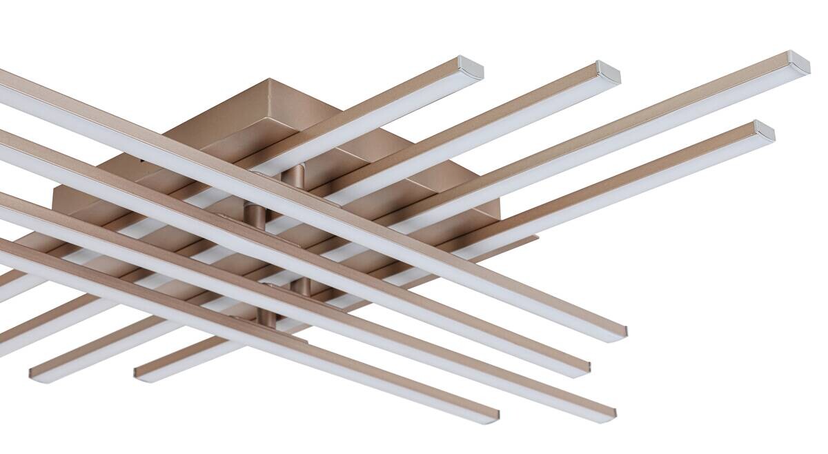 Nolo LED-Deckenleuchte Orbit B/H/L: ca. 75x7,5x75 cm