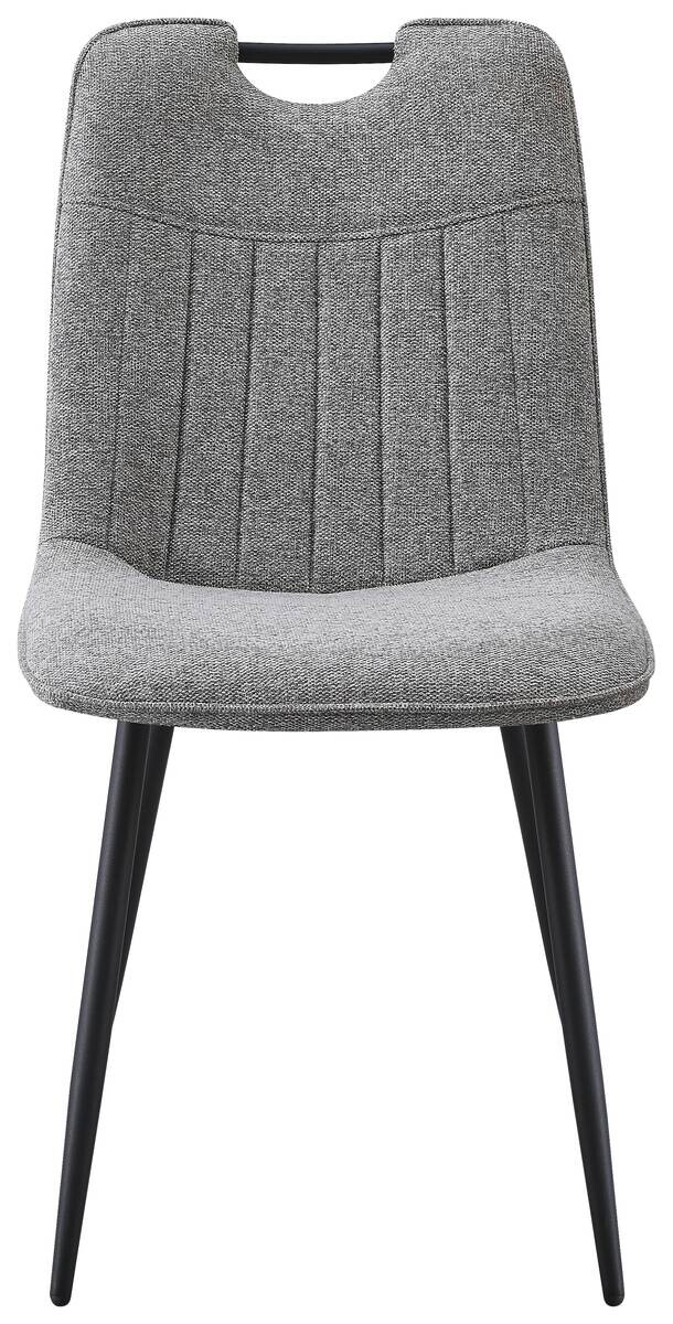Stuhl Sana grau Webstoff B/H/T: ca. 45x87x59 cm