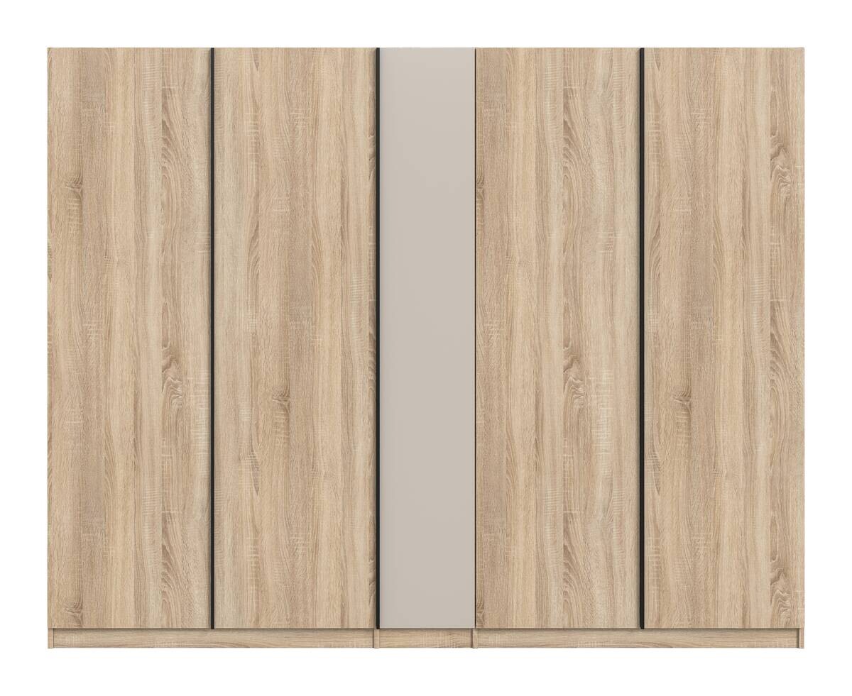Kleiderschrank OAKLAND Eiche Sonoma Nachbildung Cashmere B/H/T: ca. 230x183x53 cm