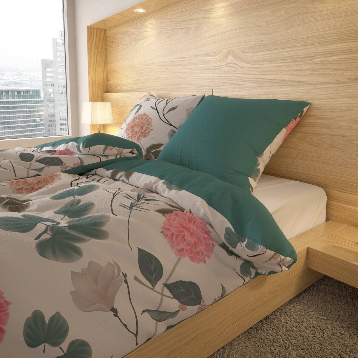 Baumwoll Wende Bettwäsche Seersucker