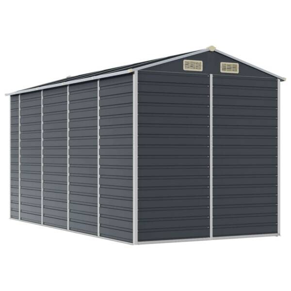 vidaXL Gartenhaus anthrazit B/H/T: ca. 191x198x385 cm