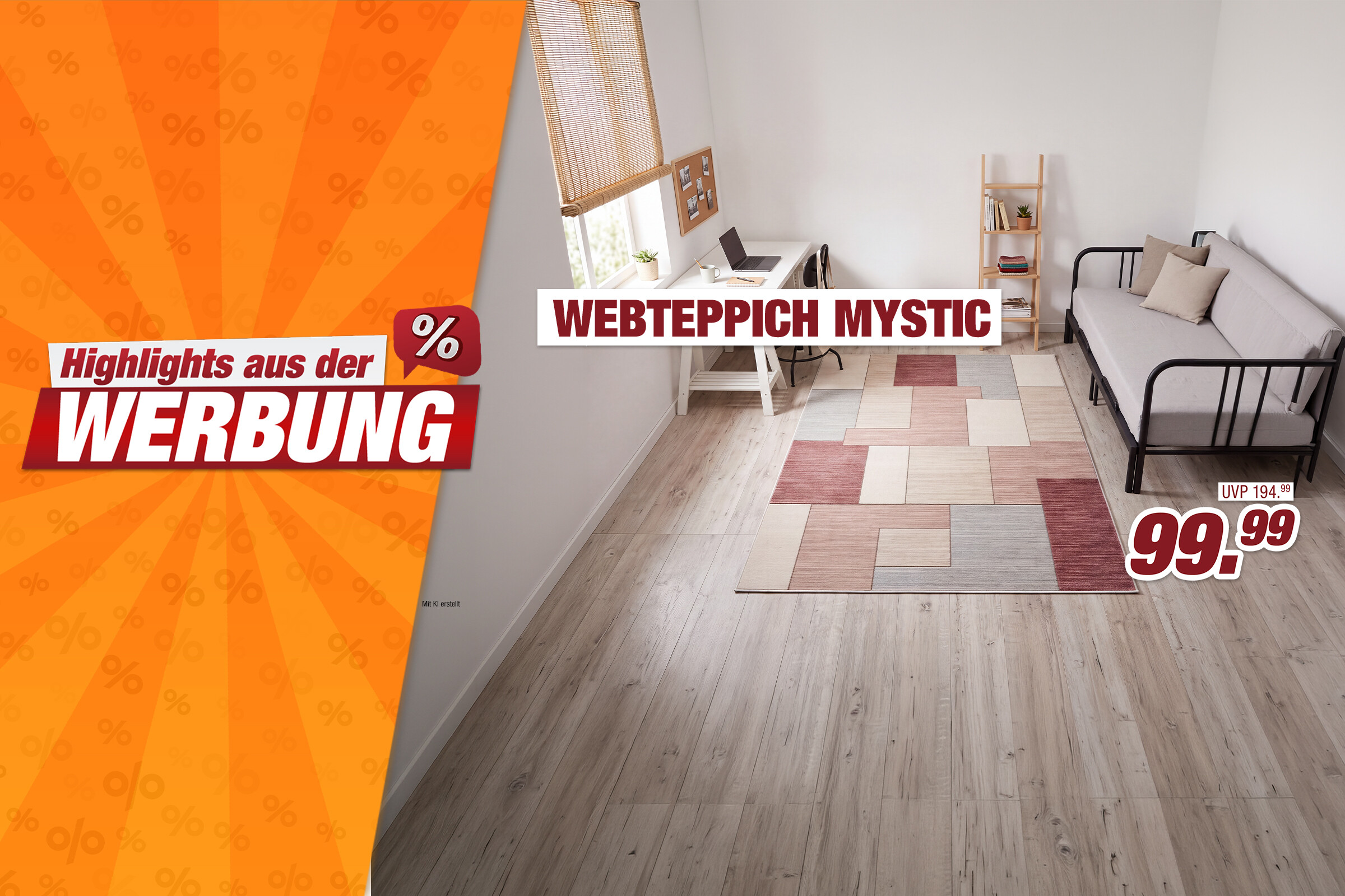 Unsere Werbe Highlights - Webteppich Mystic