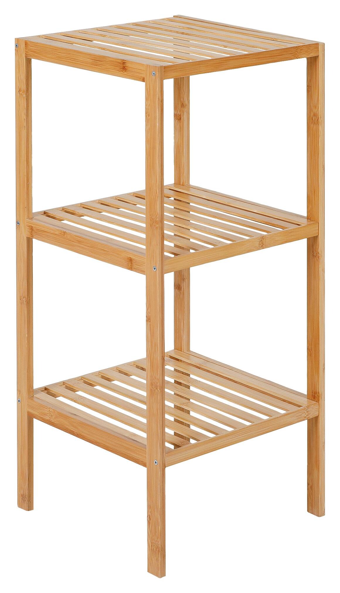 Bambusregal natur Bambus B/H/T: ca. 36x79x36 cm