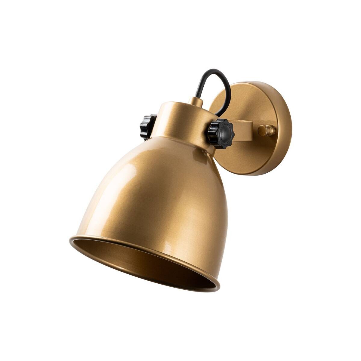 Opviq Wandleuchte gold B/H/T: ca. 16x17x26 cm E14 1 Brennstellen