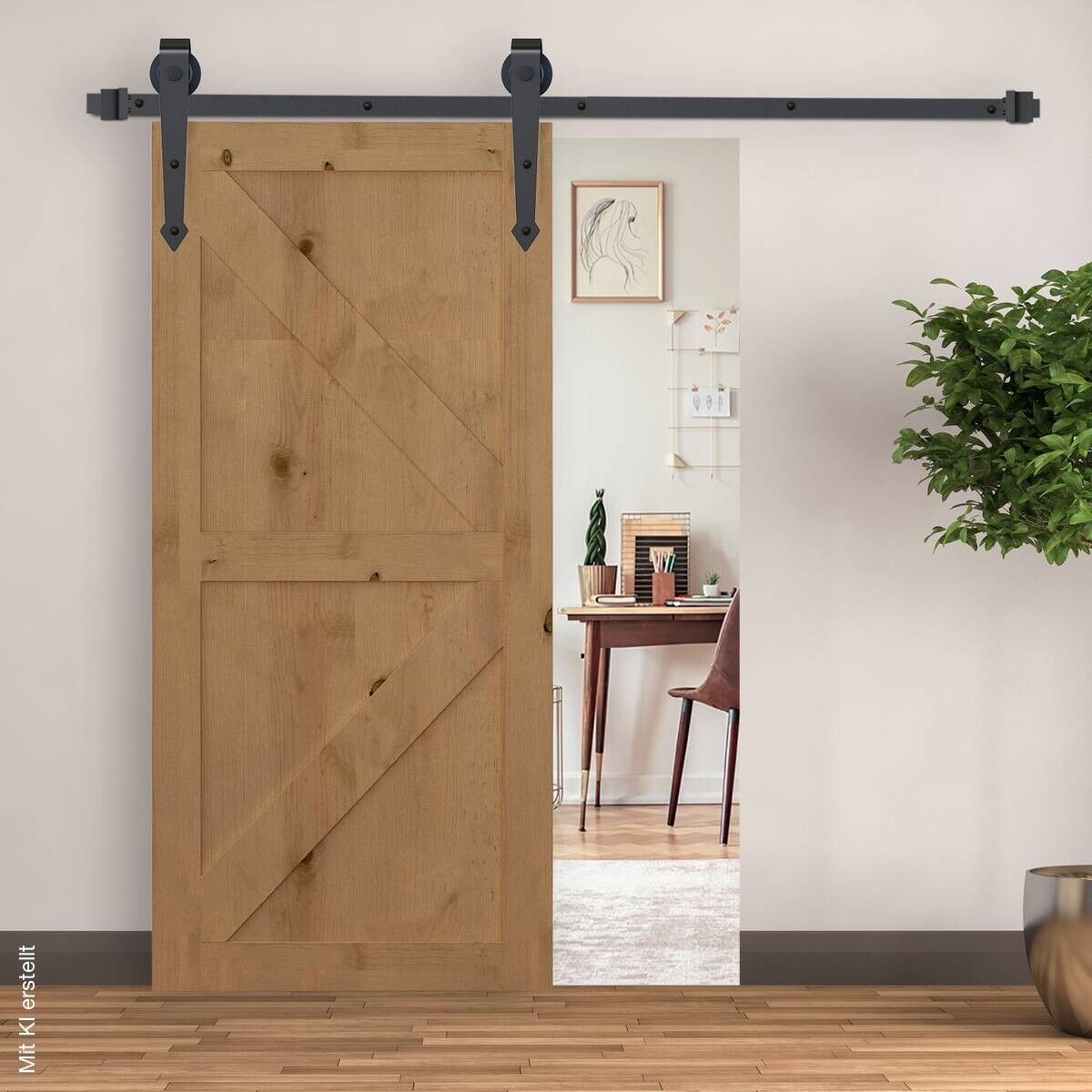 HOMCOM Schiebetür-Beschlagsatz 13 tlg.
