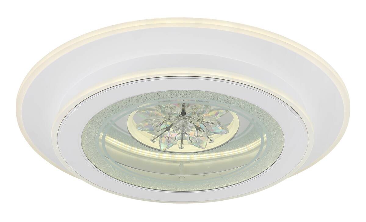 GLOBO LED-Deckenleuchte Suzie weiß Kunststoff H/D: ca. 6,5x46 cm