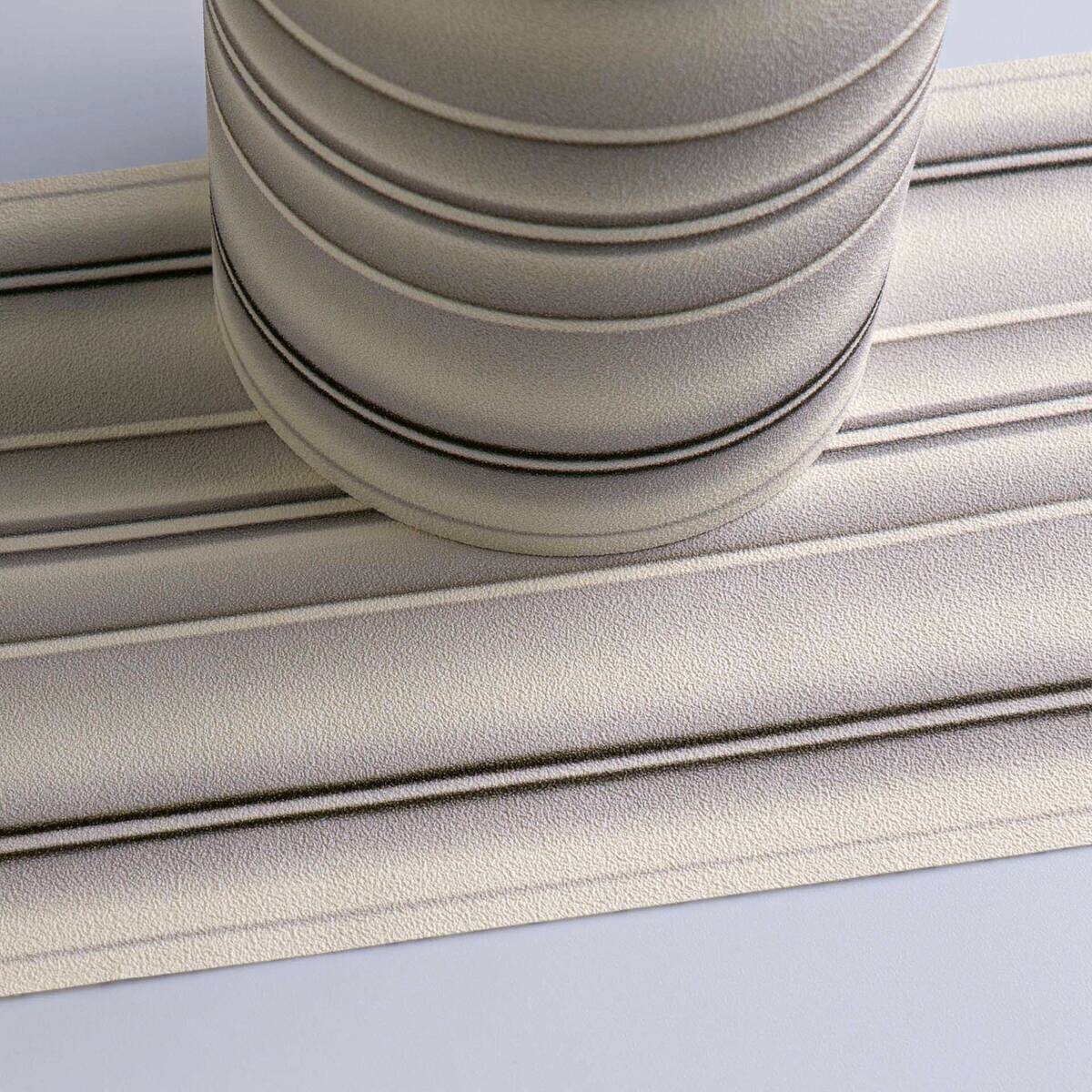 A.S.Creation Bordüre schwarz weiß grau B/H/D: ca. 5x500x6,8 cm