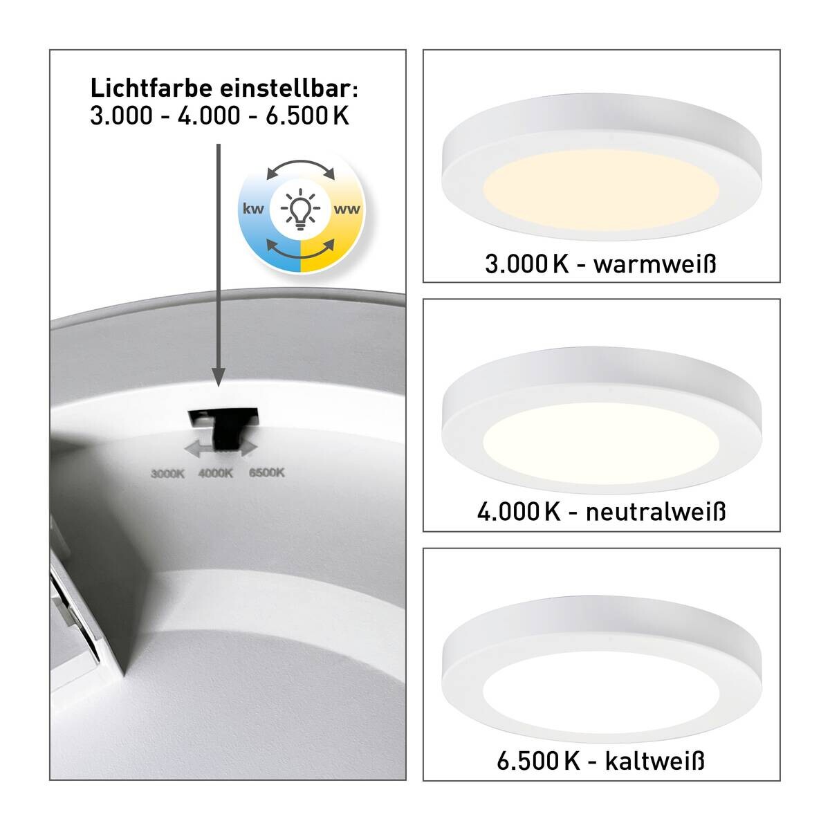 Näve Leuchten Deckenleuchte BONUS NV1384423 weiß Aluminium Kunststoff H/D: ca. 1,5x16,5 cm null 1 Brennstellen