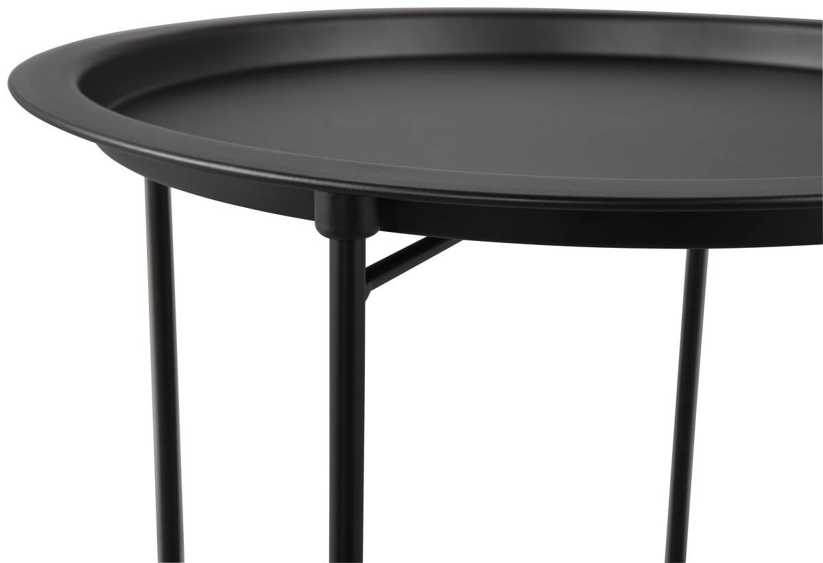 Beistelltisch Caro schwarz H/D: ca. 51x43 cm