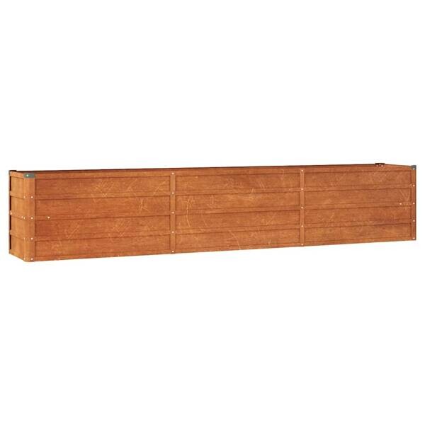 Hochbeet braun Stahl B/H/L: ca. 40x45x240 cm