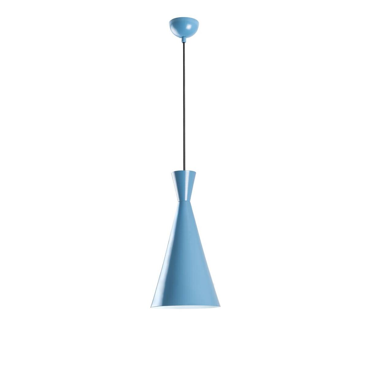 Opviq Pendelleuchte blau B/H/T: ca. 19x134x19 cm E27 1 Brennstellen