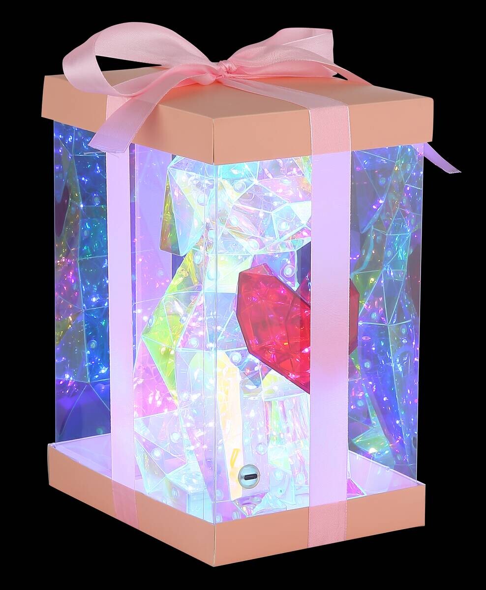 GLOBO LED-Dekoleuchte BRONDAR klar Kunststoff B/H/T: ca. 13x23x17 cm 1 Brennstellen
