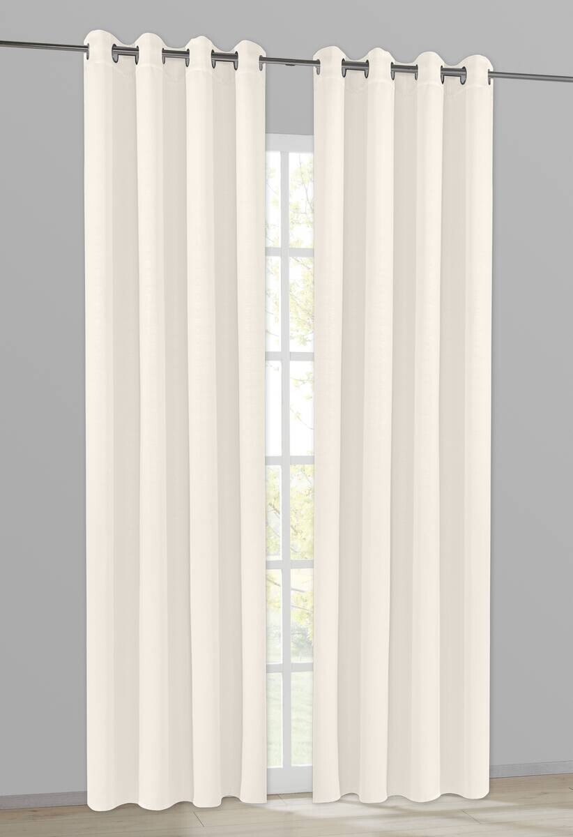 Happy Home Ösenvorhang Freiburg natur B/L: ca. 140x235 cm