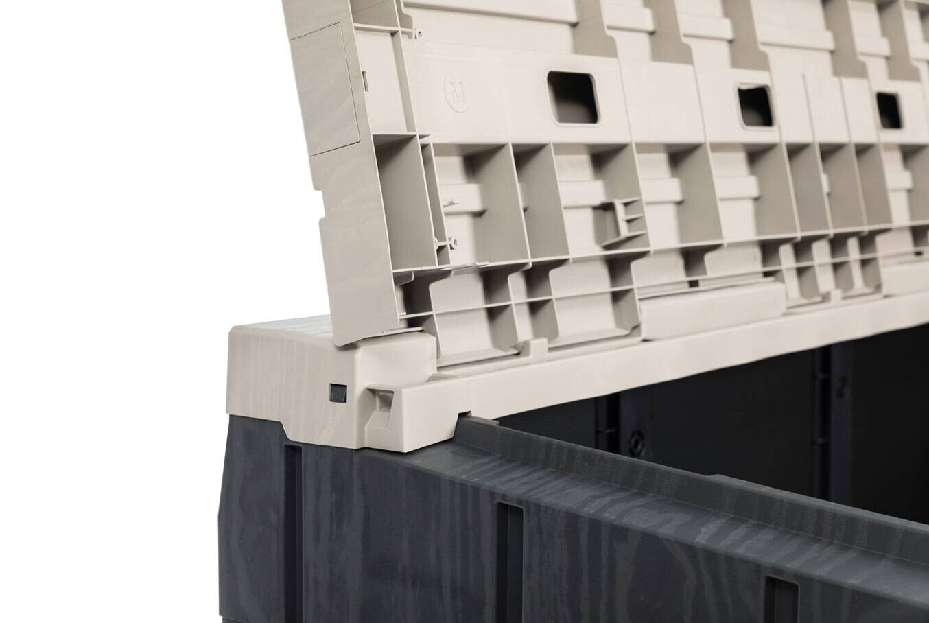 Toomax Mülltonnenbox Stora Way grau B/H/L: ca. 111x74,5x129,5 cm