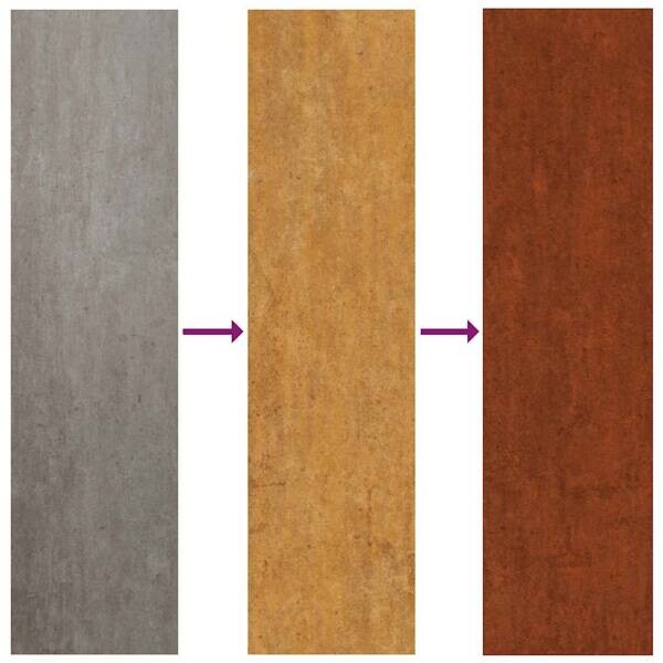 Garten-Hochbeet braun Stahl B/H/L: ca. 100x41x100 cm