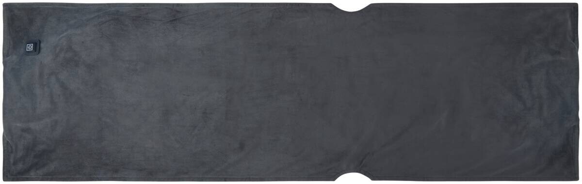 alpina Heizkissen 871125242137 grau Polyester Velourstoff B/H/L: ca. 1x120x40 cm