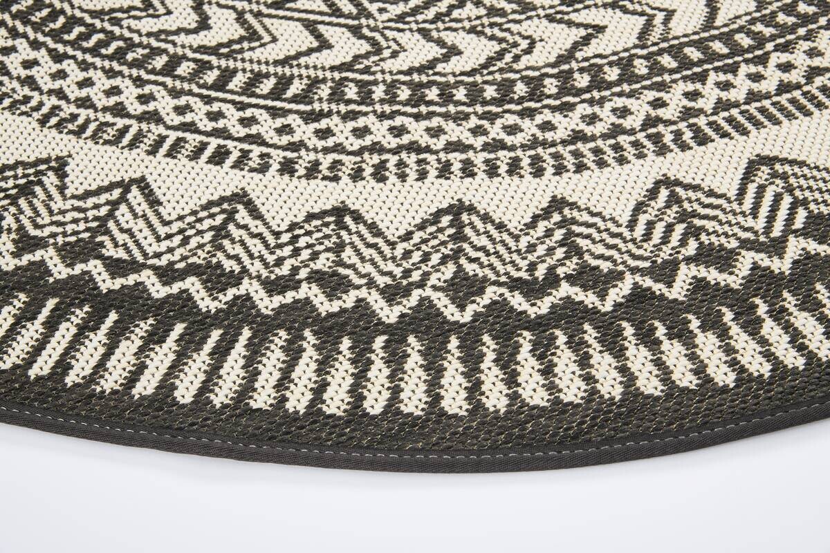 In-/Outdoor-Teppich Ambiente schwarz D: ca. 120 cm