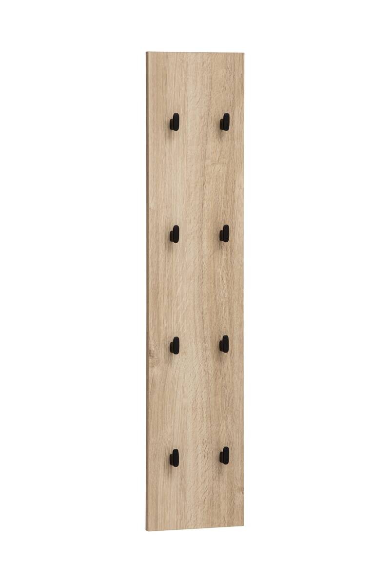 Garderobenhaken Emmik Eiche Eiche weiß Nachbildung B/H/T: ca. 24,5x109x2,6 cm