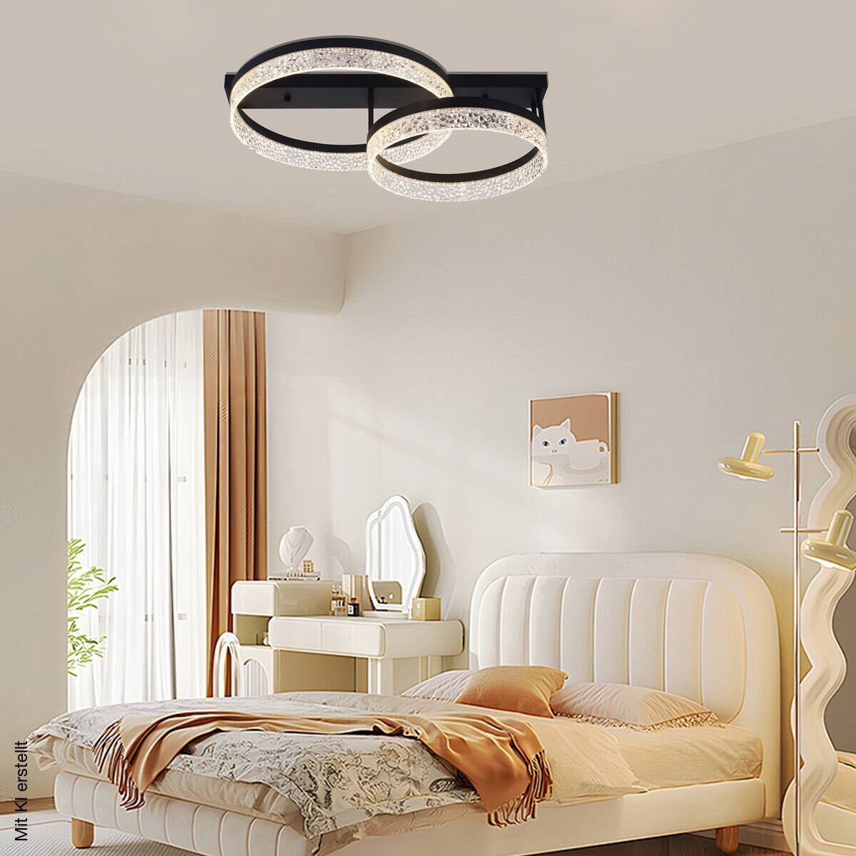 POCOline LED-Deckenleuchte Odett Metall Acryl B/H/L: ca. 50x20,5x72 cm