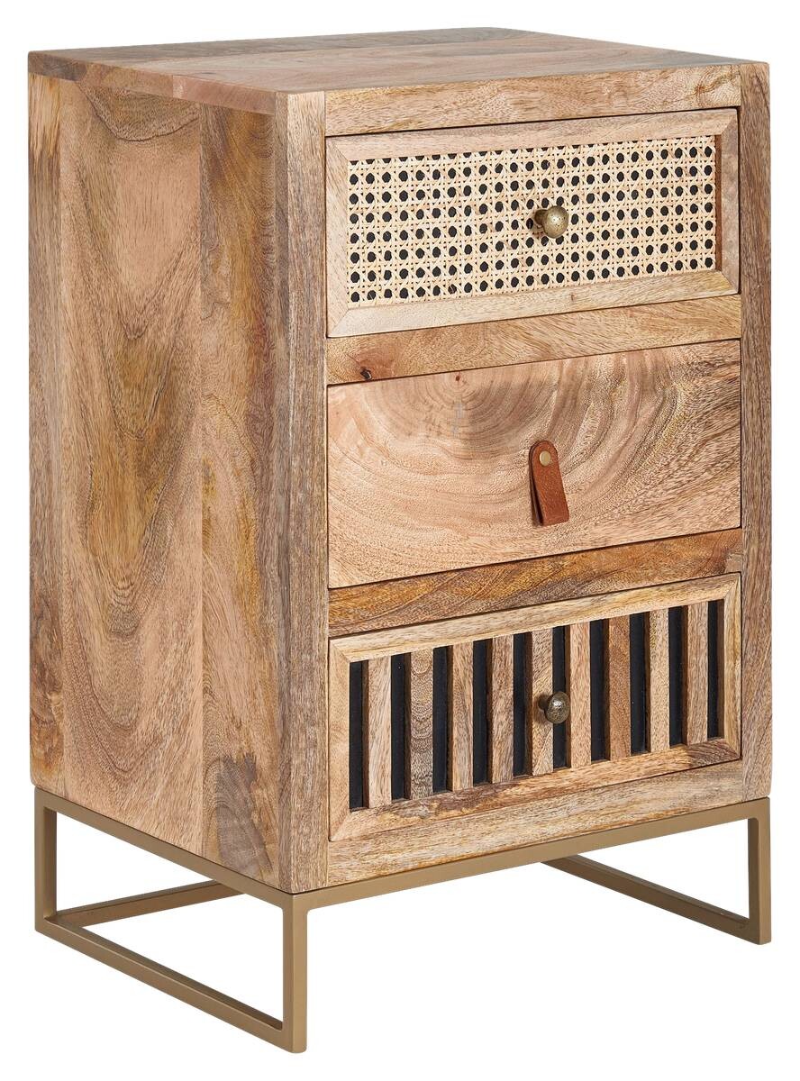 Nachtkonsole braun B/H/T: ca. 40x60x30 cm