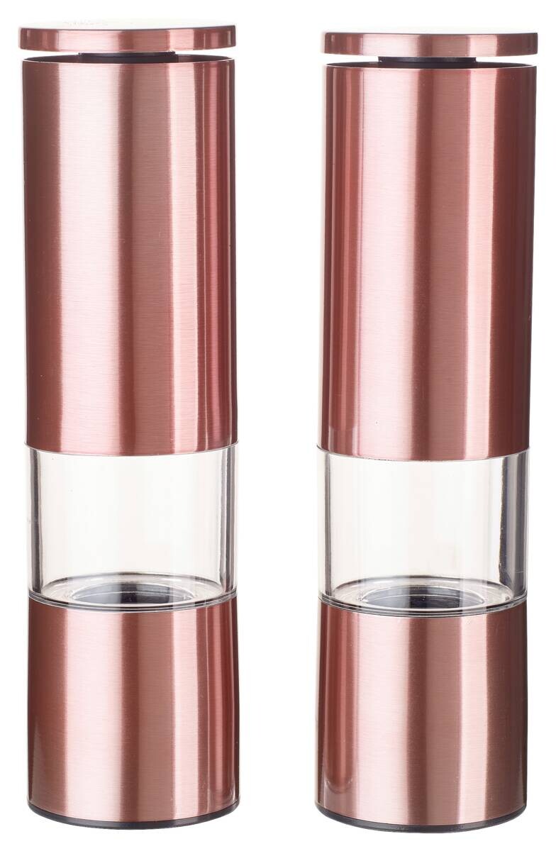 ECHTWERK Salz-/Pfefferstreuer Kupfer Edelstahl B/H/L: ca. 5,5x19,5x11 cm